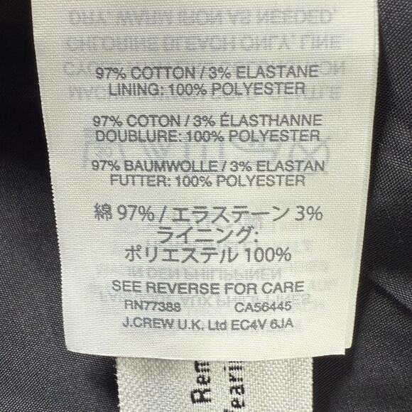 J.Crew Multicolor Textured Pencil Skirt Women’s 2 Wool Blend Lined 26.5” - Picture 6 of 6